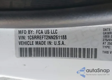 2022 Ram 1500 Big Horn 4X2 5'7 Box from USA, damaged, VIN 1C6RREFT2NN261188